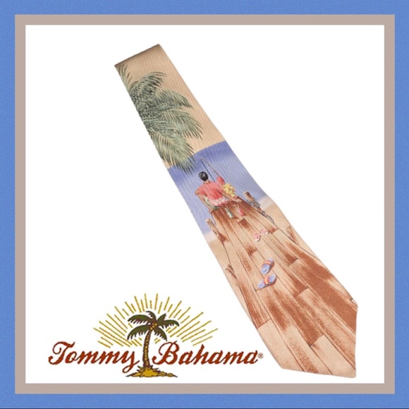 Tommy Bahama Other - Rare Tommy Bahama silk tie EUC